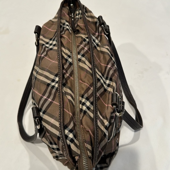 Burberry Plaid Shoulder Bag - Brown and Black - Picture 7 of 13